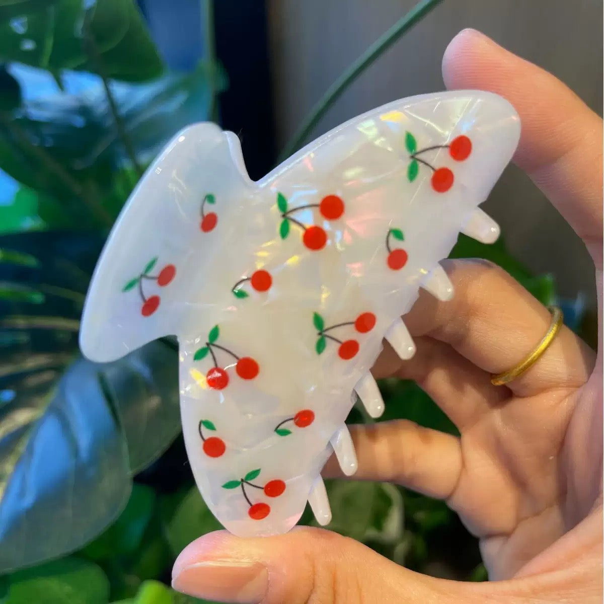 Cherry Season Claw Clip