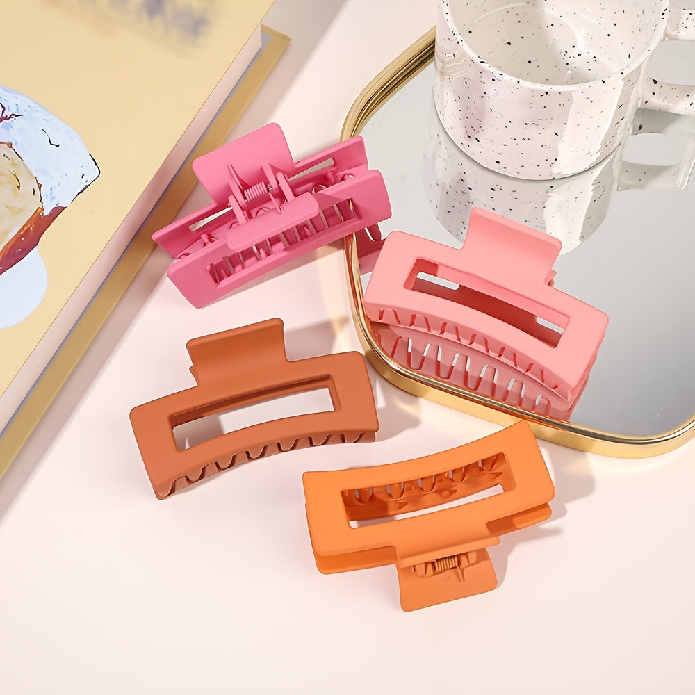 4pcs Rectangle Claw Clips