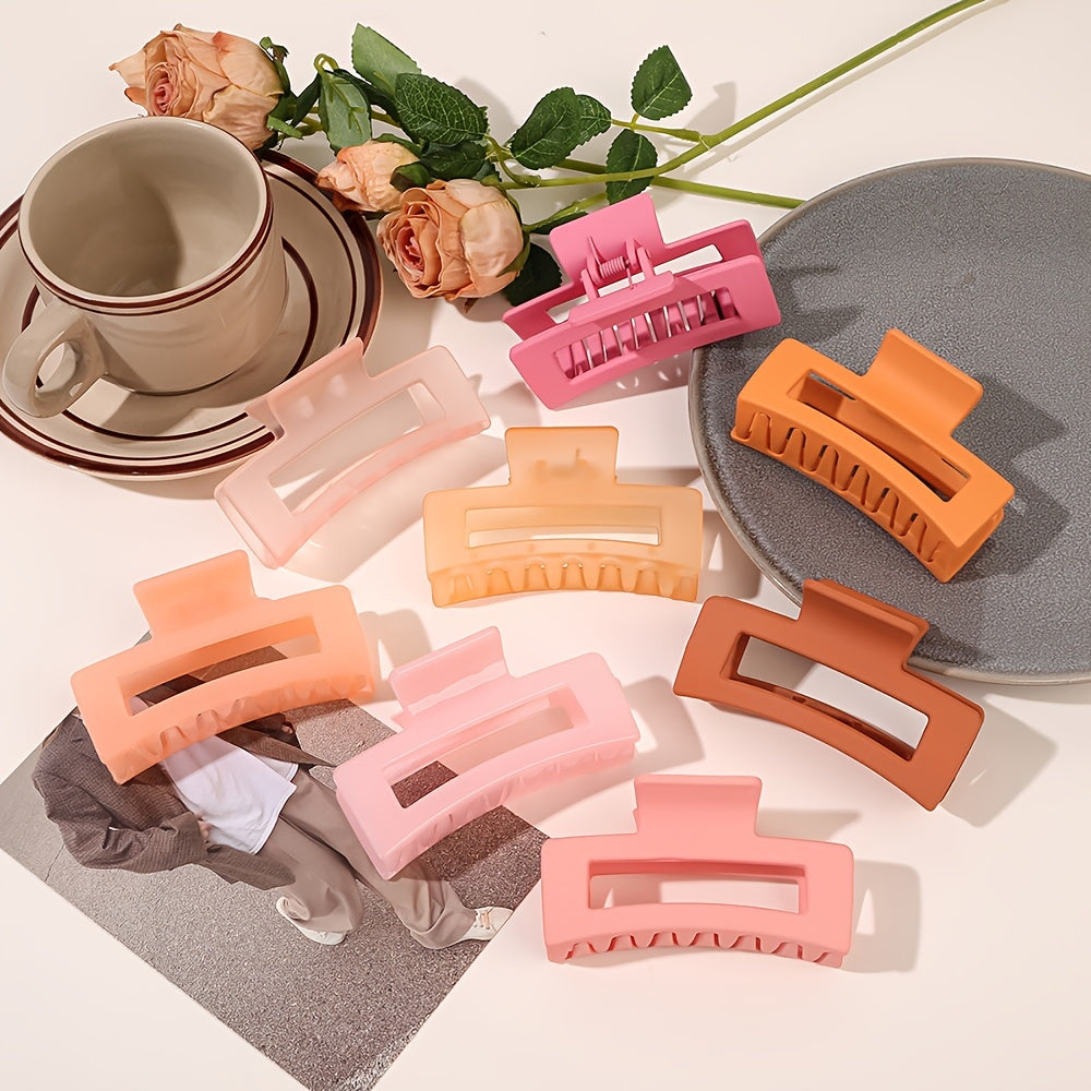 4pcs Rectangle Claw Clips